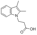 CAS 登录号：40313-28-8， 3-(2,3-二甲基-吲哚-1-基)-丙酸