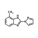 CAS#: 40341-06-8, 4-Methyl-2-(1H-Pyrazol-1-Yl)-1H-Benzimidazole