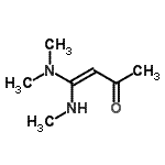 CAS 登录号：40347-20-4， (3E)-4-(二甲基氨基)-4-(甲基氨基)-3-丁烯-2-酮