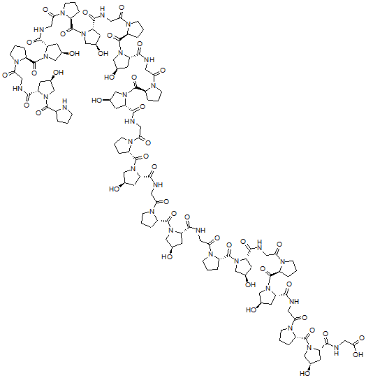CAS#: 40350-90-1, (Prolyl-Hydroxylprolyl-Glycine)10