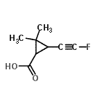 CAS#: 403507-47-1, 3-(Fluoroethynyl)-2,2-Dimethylcyclopropanecarboxylic Acid