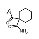 CAS#: 403615-61-2, 1-Acetylcyclohexanecarboxamide