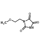 CAS#: 40411-22-1, 1-(2-Methoxyethyl)-2,4,5-Imidazolidinetrione