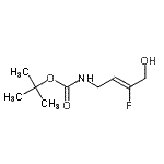 CAS#: 404385-37-1, 2-Methyl-2-Propanyl [(2Z)-3-Fluoro-4-Hydroxy-2-Buten-1-Yl]Carbamate