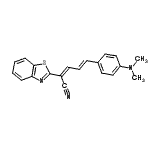 CAS#: 40442-42-0, (2E,4E)-2-(1,3-Benzothiazol-2-Yl)-5-[4-(Dimethylamino)Phenyl]-2,4-Pentadienenitrile