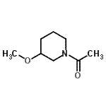 CAS#: 4045-28-7, 1-(3-Methoxy-1-Piperidinyl)Ethanone