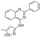 CAS#: 404828-08-6, N-(5-Methyl-1H-Pyrazol-3-Yl)-2-Phenyl-4-Quinazolinamine