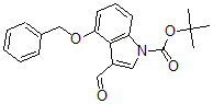 CAS 登录号：404888-01-3， 3-甲酰基-4-(苯基甲氧基)-1H-吲哚-1-羧酸叔丁酯