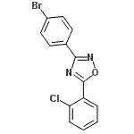 CAS#: 404900-69-2, 3-(4-Bromophenyl)-5-(2-Chlorophenyl)-1,2,4-Oxadiazole