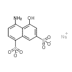 CAS 登录号：40492-14-6， 4-氨基-5-羟基-1,7-萘二磺酸酯钠盐(1:1)