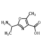 CAS 登录号：404935-22-4， 2-[(1S)-1-氨基乙基]-5-甲基-1,3-恶唑-4-羧酸