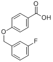 CAS 登录号：405-85-6， 4-[(3-氟苄基)氧基]苯甲酸