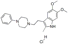 CAS#: 40523-01-1, 5,6-Dimethoxy-2-Methyl-3-[2-(4-Phenyl-1-Piperazinyl)Ethyl]-1H-Indole Hydrochloride