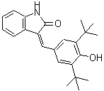CAS 登录号：40526-64-5， (3Z)-3-[4-羟基-3,5-二(2-甲基-2-丙基)亚苄基]-1,3-二氢-2H-吲哚-2-酮