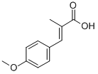 CAS 登录号：40527-52-4， (Z)-3-(4-甲氧基苯基)-2-甲基-丙-2-烯酸
