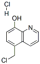 CAS 登录号：4053-45-6， 5-(氯甲基)-8-喹啉醇盐酸盐