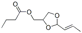 CAS 登录号：40533-67-3， [2-(1-丙烯基)-1,3-二氧戊环-4-基]甲基丁酸酯