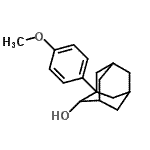 CAS#: 40571-16-2, 1-(4-Methoxyphenyl)-2-Adamantanol