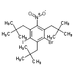 CAS#: 40572-26-7, 1-Bromo-2,4,6-Tris(2,2-Dimethylpropyl)-3-Iodo-5-Nitrobenzene