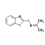 CAS 登录号：40576-88-3， N-(1,3-苯并噻唑-2-基硫基)-2-丙亚胺