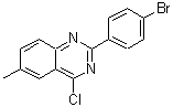 CAS 登录号：405933-97-3， 2-(4-溴苯基)-4-氯-6-甲基喹唑啉
