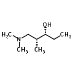 CAS 登录号：405934-63-6， (2R,3R)-1-(二甲基氨基)-2-甲基-3-戊醇