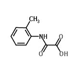 CAS 登录号：406190-09-8， [(2-甲基苯基)氨基](氧代)乙酸