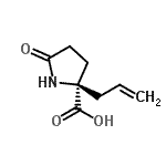 CAS 登录号：406478-96-4， 2-烯丙基-5-氧代-D-脯氨酸