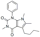 CAS#: 40678-92-0, 5-Butyl-3,6,7-Trimethyl-1-Phenyl-1H-Pyrrolo[2,3-d]Pyrimidine-2,4(3H,7H)-Dione