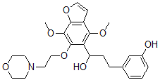 CAS#: 40681-02-5, 4,7-Dimethoxy-alpha-[2-(3-Hydroxyphenyl)Ethyl]-6-[2-(4-Morpholinyl)Ethoxy]-5-Benzofuranmethanol