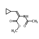 CAS#: 406913-02-8, Methyl (2E)-2-Acetamido-3-Cyclopropylacrylate