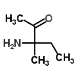 CAS 登录号：40702-55-4， 3-氨基-3-甲基-2-戊酮