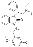 CAS#: 40714-40-7, 1-[Methyl(5-Chloro-2-Methoxybenzyl)Amino]-3-(2-Diethylaminoethyl)-3-Phenyl-2-Indolinone