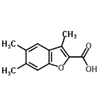 CAS#: 40763-04-0, 3,5,6-Trimethyl-1-Benzofuran-2-Carboxylic Acid