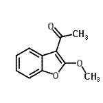 CAS 登录号：40800-80-4， 1-(2-甲氧基-1-苯并呋喃-3-基)乙酮