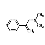 CAS 登录号：408306-76-3， N,N-二甲基-2-(4-吡啶基)-2-丙烯-1-胺