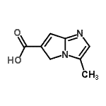 CAS#: 408314-51-2, 3-Methyl-5H-Pyrrolo[1,2-a]Imidazole-6-Carboxylic Acid