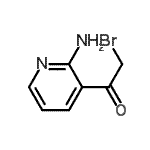 CAS 登录号：408326-55-6， 1-(2-氨基-3-吡啶基)-2-溴乙烷酮