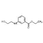 CAS#: 408327-06-0, Ethyl 3-[(2-Hydroxyethyl)Amino]Benzoate