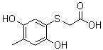 CAS 登录号：408340-52-3， [(2,5-二羟基-4-甲基苯基)硫基]乙酸