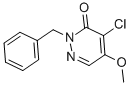 CAS 登录号：40890-47-9， 2-苄基-4-氯-5-甲氧基-3(2H)-哒嗪酮