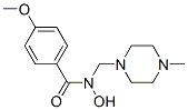 CAS 登录号：40890-92-4， 4-甲氧基-N-[(4-甲基-1-哌嗪基)甲基]苯基氧肟酸