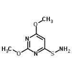 CAS#: 409112-12-5, 4-(Aminosulfanyl)-2,6-Dimethoxypyrimidine