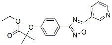 CAS#: 40915-84-2, 2-Methyl-2-[4-[5-(3-Pyridinyl)-1,2,4-Oxadiazol-3-Yl]Phenoxy]Propanoic Acid Ethyl Ester