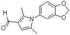 CAS#: 409353-81-7, 1-Benzo[1,3]Dioxol-5-Yl-2,5-Dimethyl-1H-Pyrrole-3-Carbaldehyde