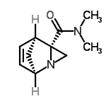 CAS 登录号：409365-96-4， (1R,4S,5S)-N,N-二甲基-2-氮杂三环[3.2.1.0<sup>2,4</sup>]辛-6-烯-4-甲酰胺