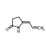 CAS 登录号：410094-65-4， (5Z)-5-(2-丙烯-1-亚基)-2-吡咯烷酮
