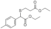 CAS#: 41022-36-0, Ethyl 3-(2-Ethoxy-2-Oxo-1-p-Tolylethylthio)Propanoate