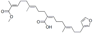 CAS#: 41060-10-0, (2E,6E)-10-[(1Z,4E)-7-(3-Furyl)-4-Methyl-4-Heptenylidene]-2,6-Dimethyl-2,6-Undecadienedioic Acid 1-Methyl Ester