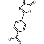 CAS 登录号：41125-77-3， 5-(4-硝基苯基)-1,3,4-恶二唑-2(3H)-酮